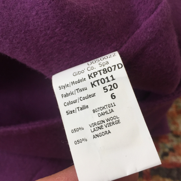 Michael Kors S 6 Purple Wool Blend Jacket Blazer - Picture 5 of 5